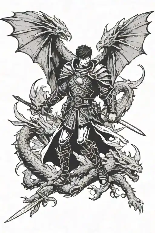 Berserk Guts Wielding The Dragon Slayer With Crows