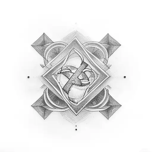 Eternity Symbol And Symbol Of Number Pi And Cube