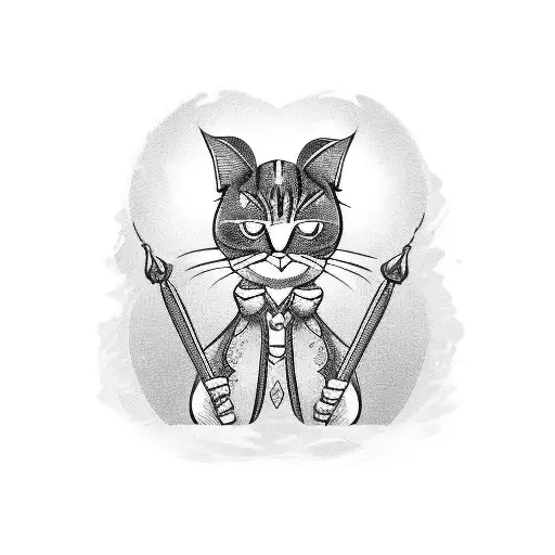 Cat Old Mickey Style