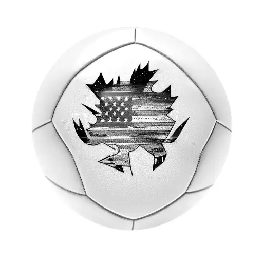 Soccer Ball Canada Flag Videogames Fortnite Xbox