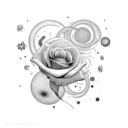 Galaxy Filled With Roses