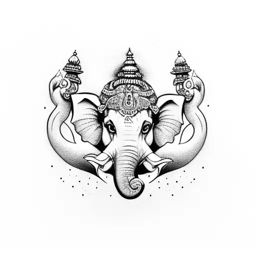 Ganesha Cartoon Cute