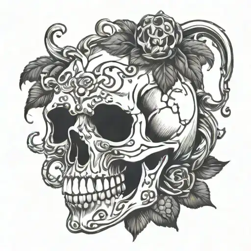 Skull Drinking