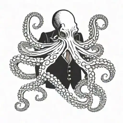 Octopus In Suit