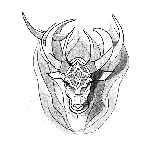 Horns Arranged In The Shape Of A Star