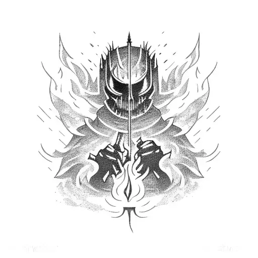 Dark Souls Bonfire With Smoke Emitting Around It