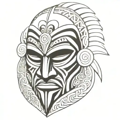 Maori Warrior Mask