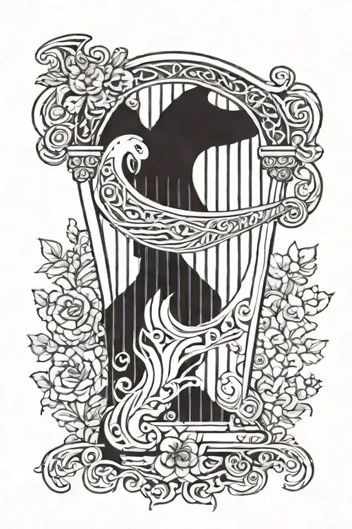 Polish Falcoln Irish Harp