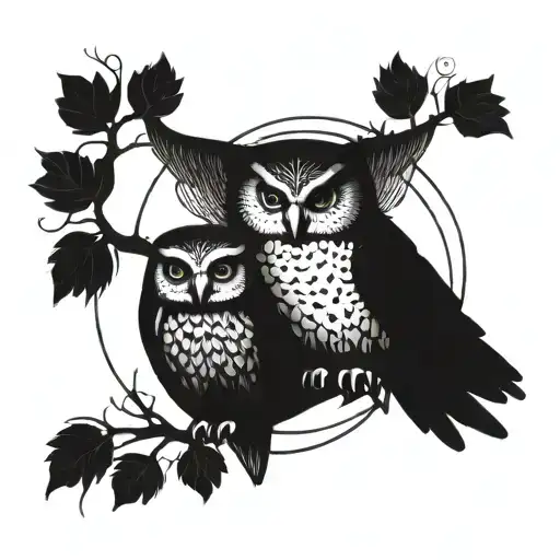Hawk And Owl