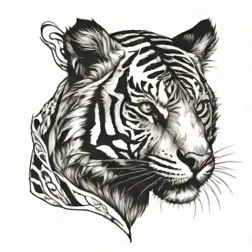 Tiger And Killed Woman