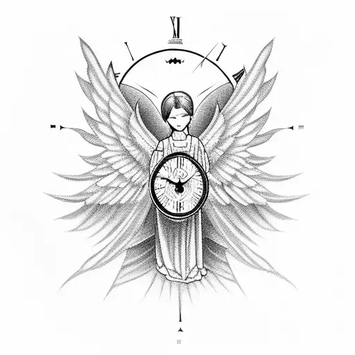 Angel Stair Clock Son