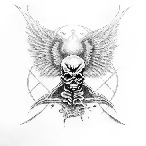 Death Angel With Dark Fly
