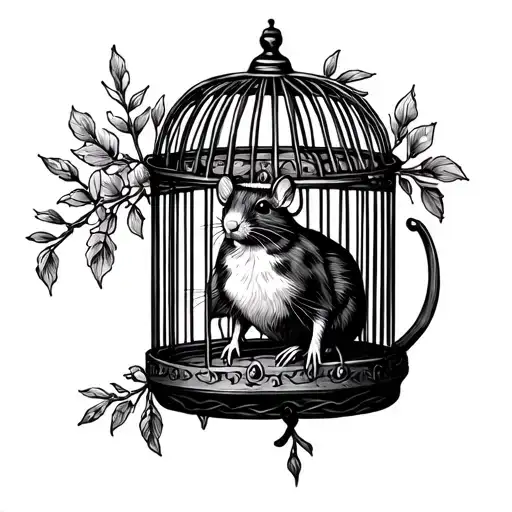 Rat In A Bird Cage