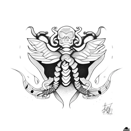 A Car With A Scorpio And The Number 13