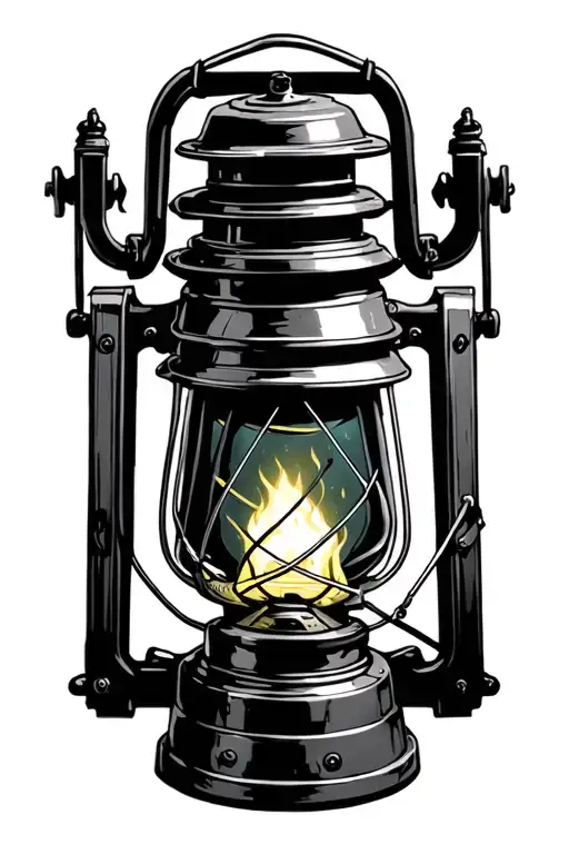 Mining Lantern Standing