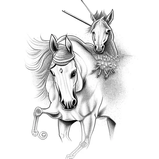 Horse And Hummingbird