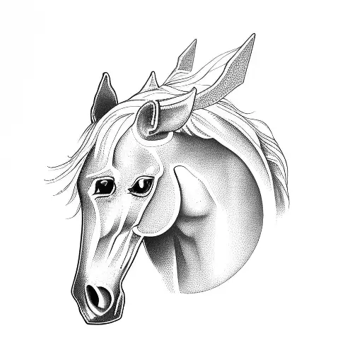 Horse And Hummingbird