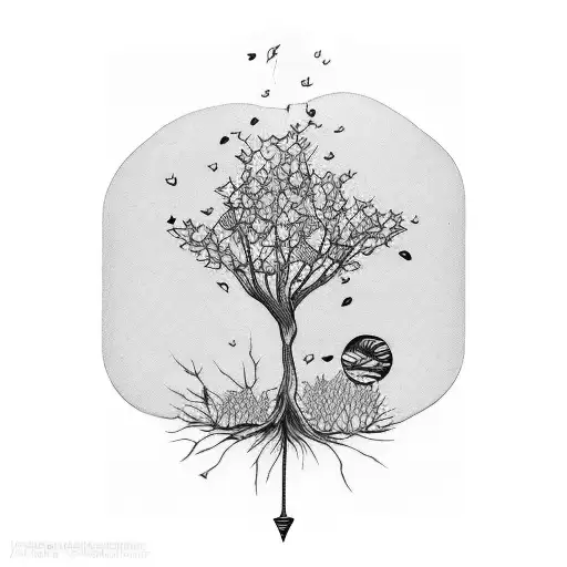 Maple Sapling With Dr Suess Quote