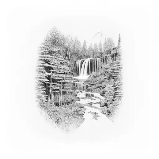 A Walking Trail Leading To A Hidden Waterfall In November 2019