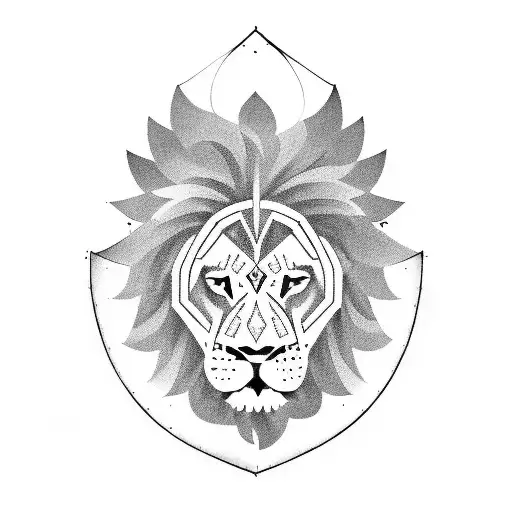 Shield With A Lion Inside