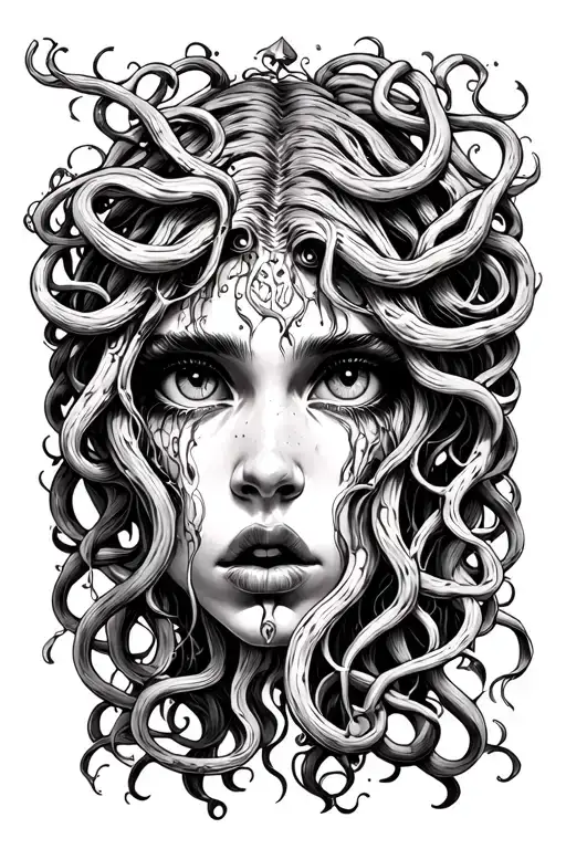 Medusa Crying Eyes