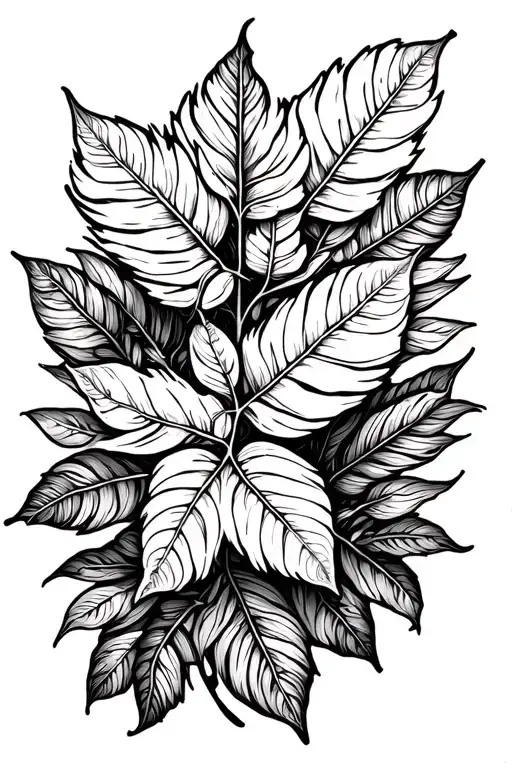 Leaves And Jungle Leaves