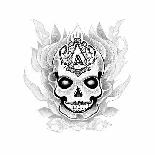 La Catrina And A Firefighter