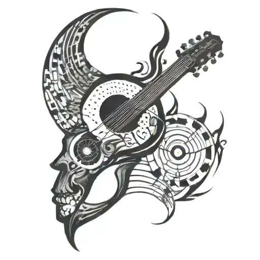 Music Design For Side Of Head