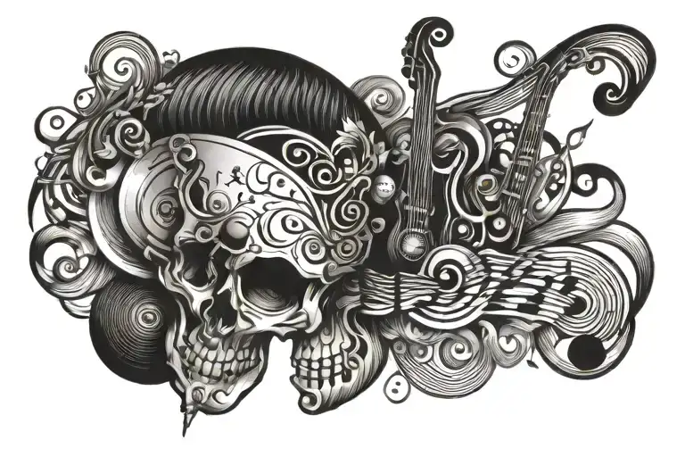 Music Design For Side Of Head