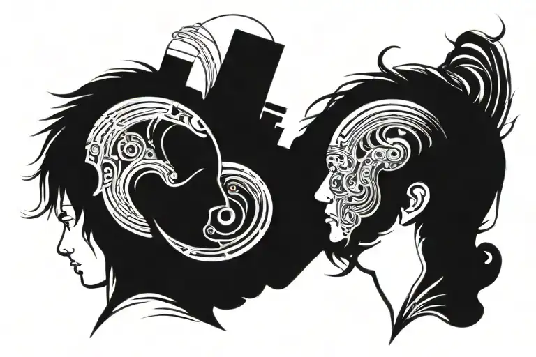 Music Design For Side Of Head