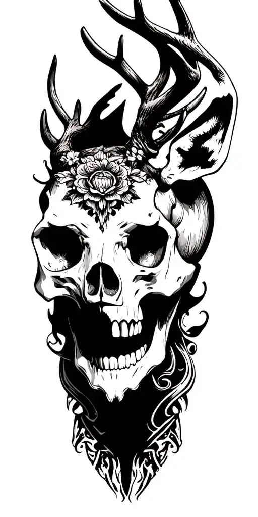 Skull Deer Poker Till The End Of Time