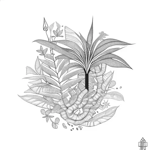 A Jungle Plant That Also Symbolizes Writing