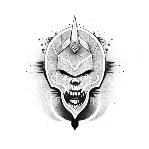 Fierce Warrior Woman Seeking Revenge