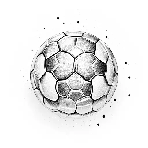 A Soccer Ball Transforming Into A Vibrant Paint Palette