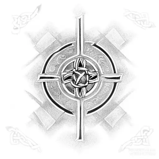 Celtic Cross On The Arm
