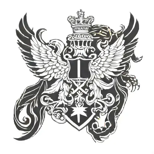 Double Headed Serbian Eagle Carring Orthodox Cross