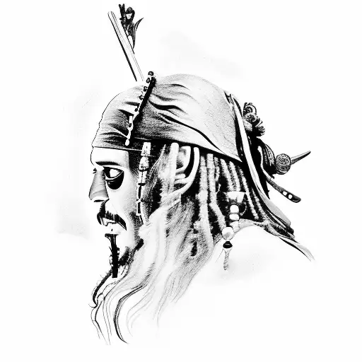 Jack Sparrow's Skull Profile