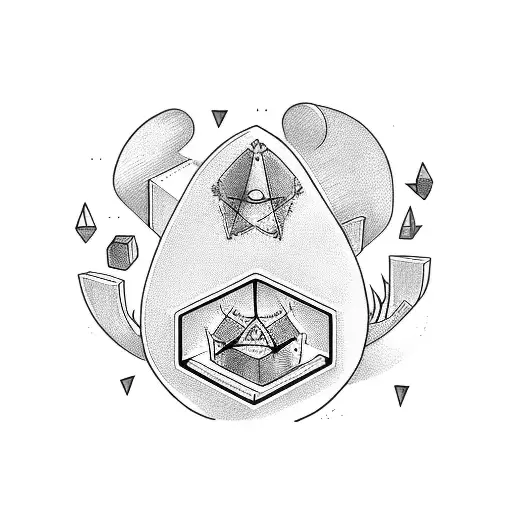 Bookshelf With Witchy Items