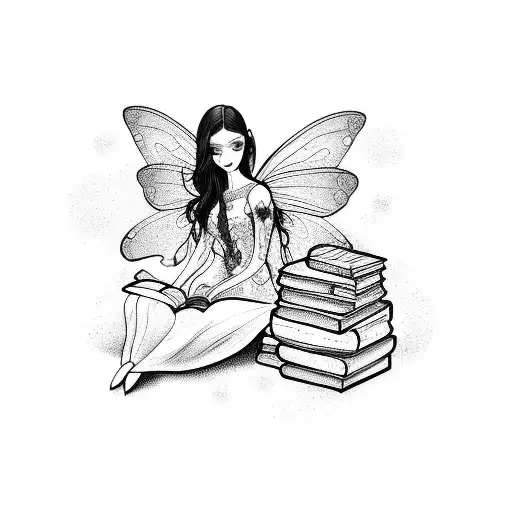 Fairy With Books