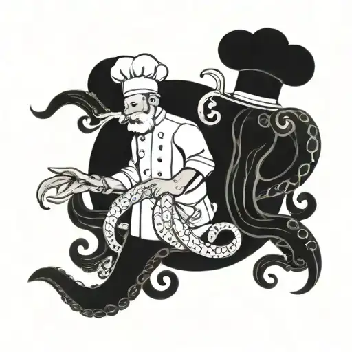Chef And Octopus