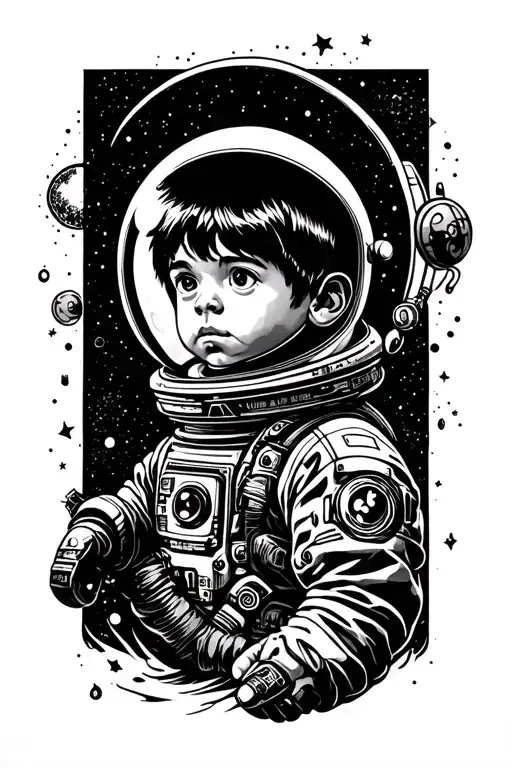 Soul Boy Coming From Space Themed