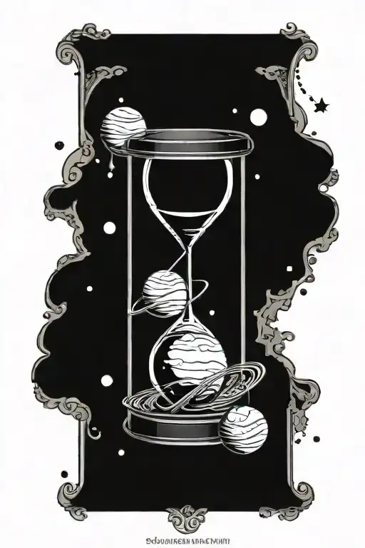 Solar System Around An Hourglass