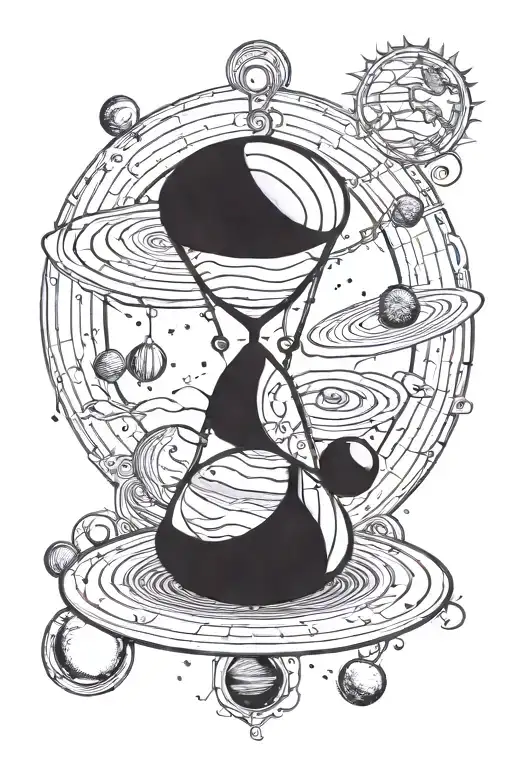 Solar System Around An Hourglass