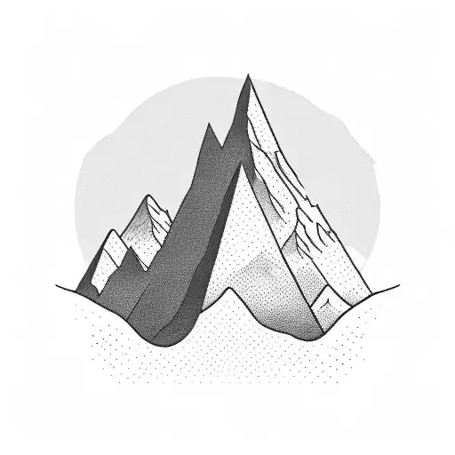 A Silhouette Of A Climber Reaching The Summit Of A Mountain Peak