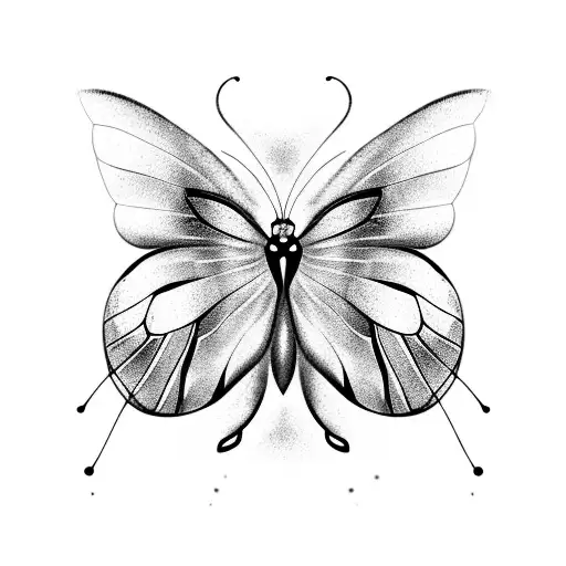 A Beautiful Butterfly With The Names Of Your Children Incorporated Into Its Wings