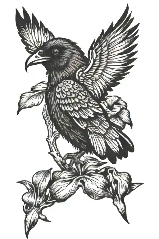 Magic Bearded Iris Raven