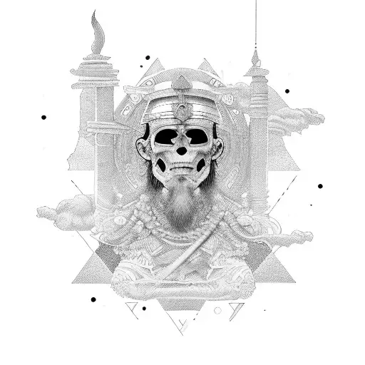 A Stoic Warrior Embracing The Chaos Of Travel