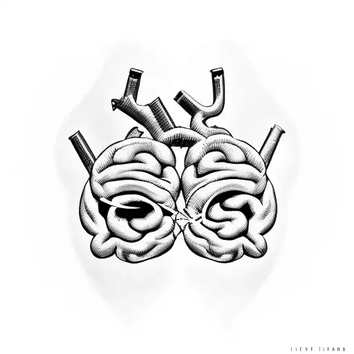 Incorporate A Brain And A Heart To Represent The Connection Between Psychology And Love