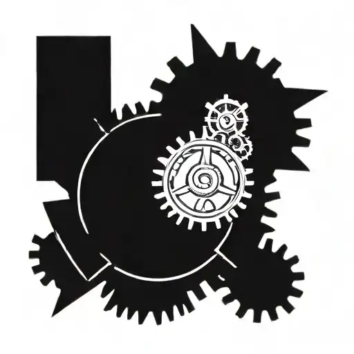 Incorporate Gears And Machinery Into A Stylized Animal Design