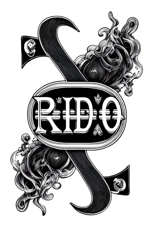Spades Symbol With The Word Rido Shades Smokes And Euro Symbol